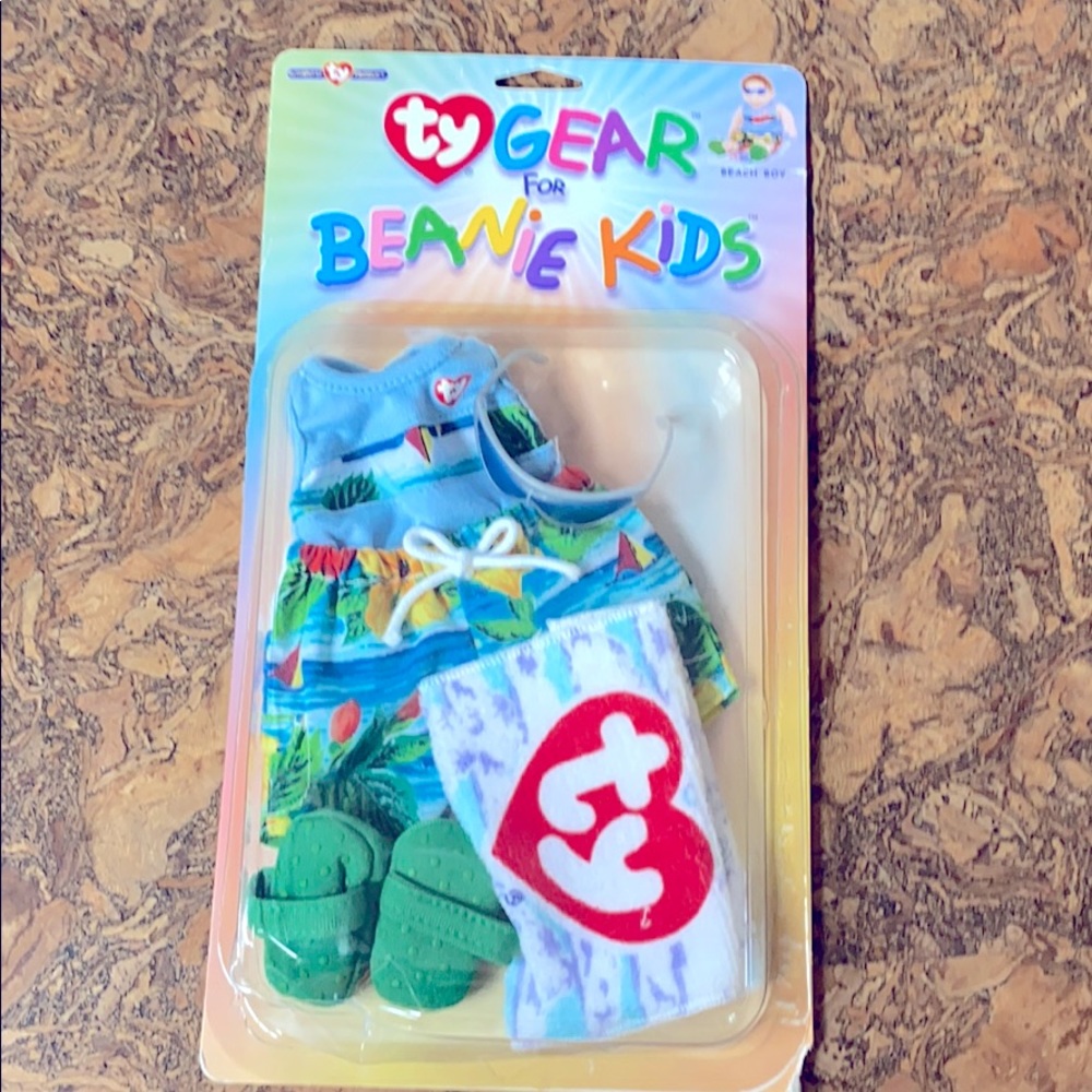Beanie Baby Beach boy outfit
